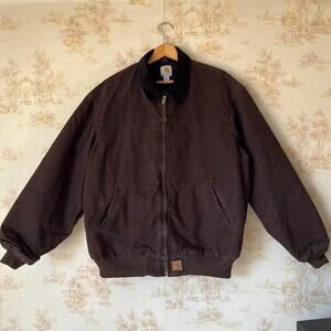 2010s Carhartt Santa Fe Jacket | J14 DKB Dark Brown | Size XL